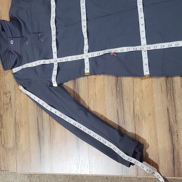 TITLE NINE Gray & Orange Softshell Peacekeeper Trench Coat - Picture 8 of 14